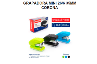 ENGRAPADORA MINI 26/6 35mm CORONA